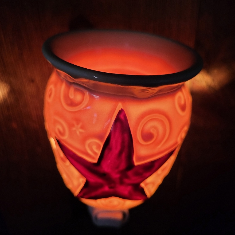 Scentsy Rustic Star NIGHTLIGHT Mini Wax Warmer Wall Plug In - Picture 15 of 15